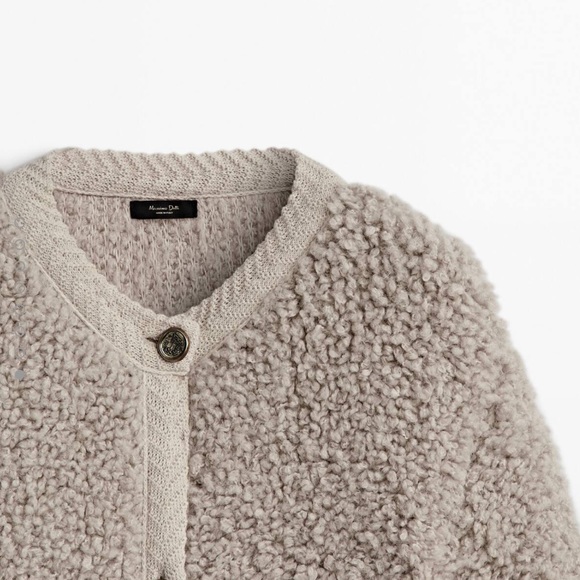 Spannende Massimo Dutti Boucle Jacke Bild